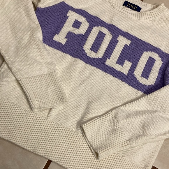 Kids Polo Ralph Lauren Crewneck Logo Sweater - Picture 2 of 8